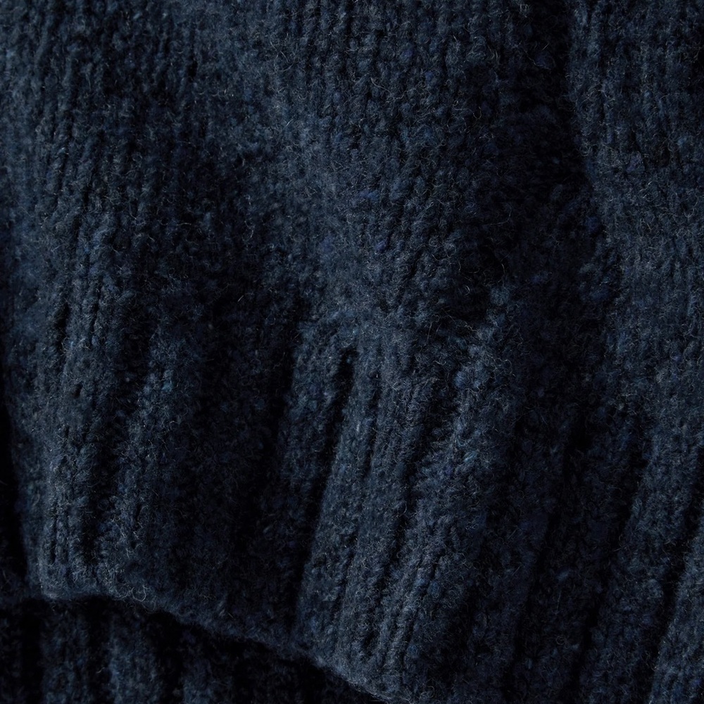 Taylor Stitch Topside Cable Knit Sweater – Navy Donegal (36 / XS) - Picture 5 of 7